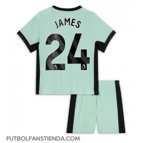 Chelsea Reece James #24 Tercera Equipación Niños 2023-24 Manga Corta (+ Pantalones cortos)